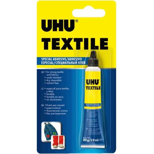 UHU Κόλλα Gel Textile Special για Ύφασμα 19ml Χωρίς Διαλύτες/ 64723 (UHU)