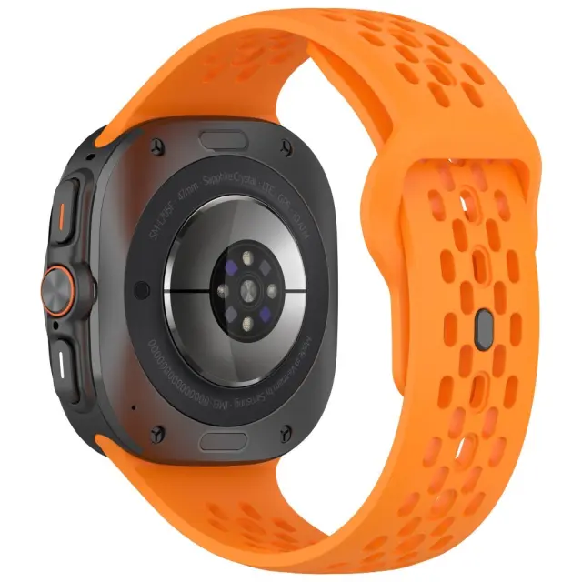 Multiple Holes Breathable Λουράκι για Samsung Galaxy Ultra 47mm- Orange OEM