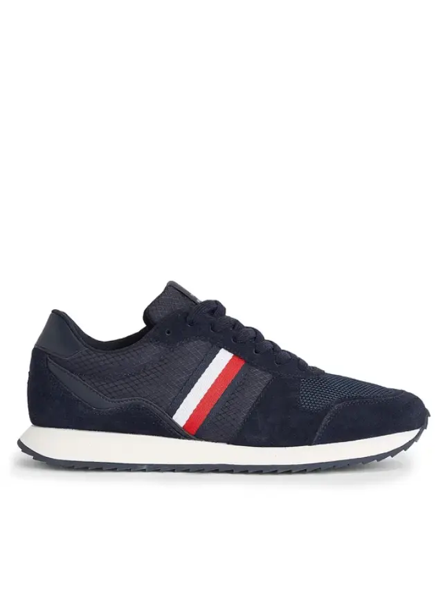 Tommy Hilfiger - Ανδρικά Sneakers Runner Evo Mix FM0FM04699-DW5 Μπλε - 40
