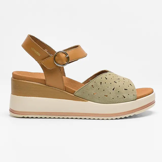 Mephisto Πέδιλα Γυναικείο δέρμα/δέρμα Nubuck Καφέ MEP/SERAFIA L/KHAKI