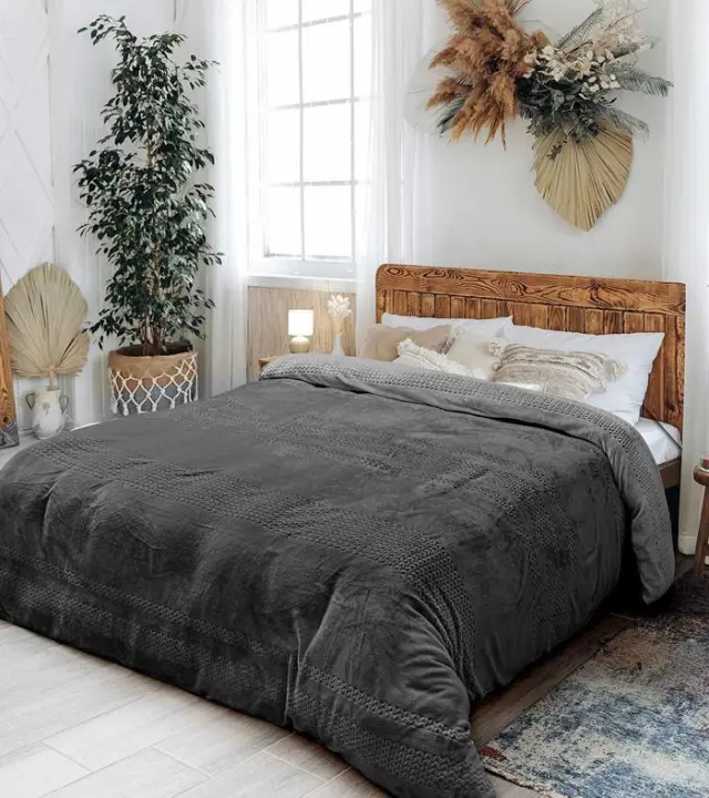 Κουβέρτα Καναπέ (125x170) Array Anthracite MADI