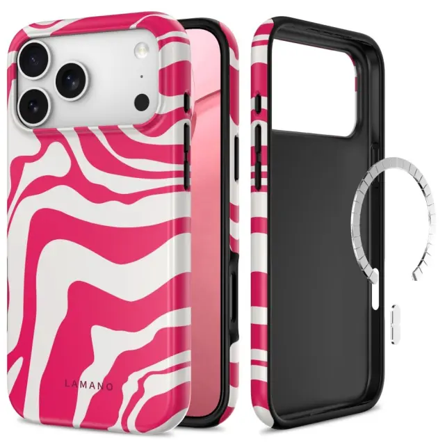 Tech-Protect® Lamano MagSafe Θήκη για iPhone 17 Pro Max/18 Pro Max- Flamingo Bloom