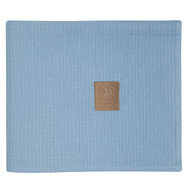 Κουβέρτα Πικέ 110x150 Κούνιας Greenwich Polo Club Essential 8870 Baby Blue 100% βαμβακερό