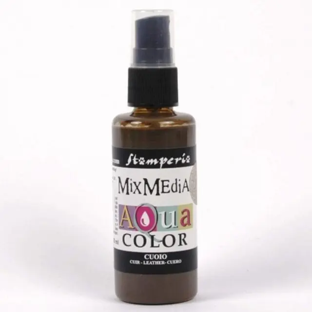 Χρώμα Aqua color Stamperia 60ml - Leather