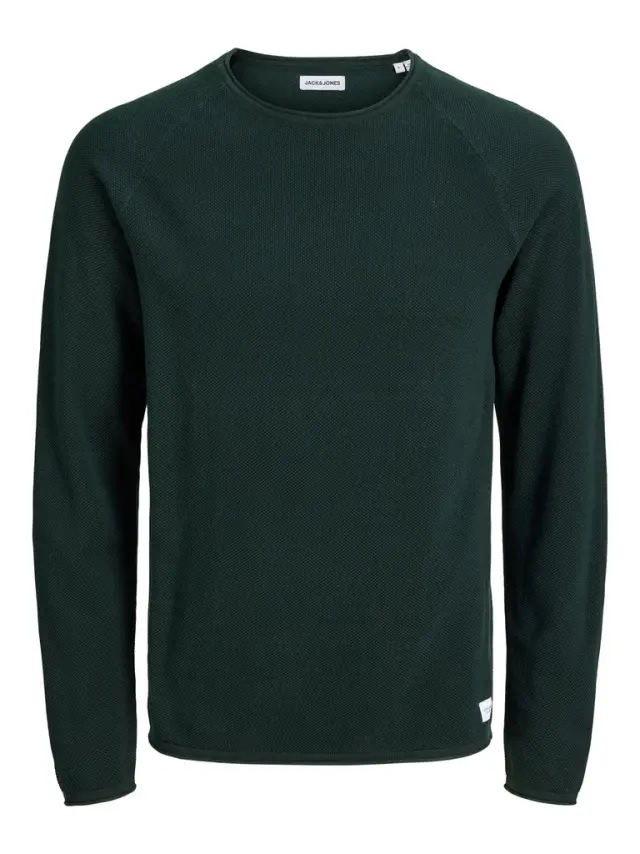 JJEHILL KNIT CREW NECK NOOS - Scarab