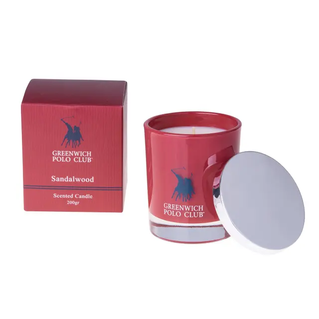 Greenwich Polo Club Αρωματικο Κερι Sandalwood 3003 2