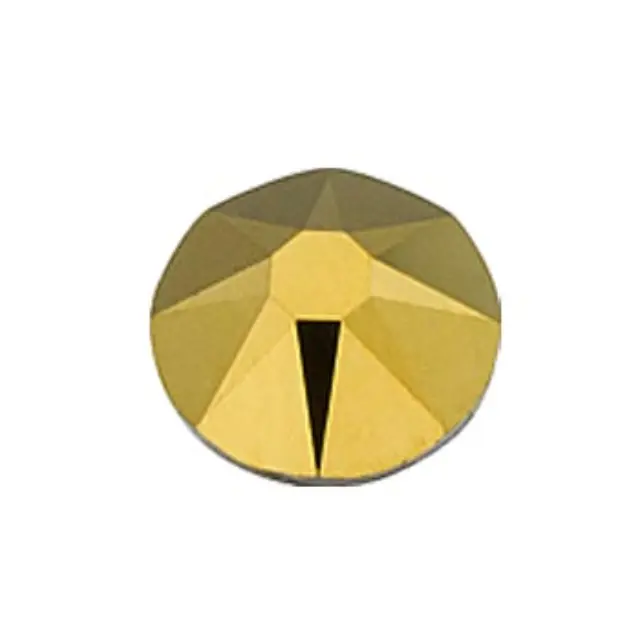 Swarovski 2088 GlueFix XIRIUS Crystal Dorado SS30 Ø6.4x3mm ~24τεμ