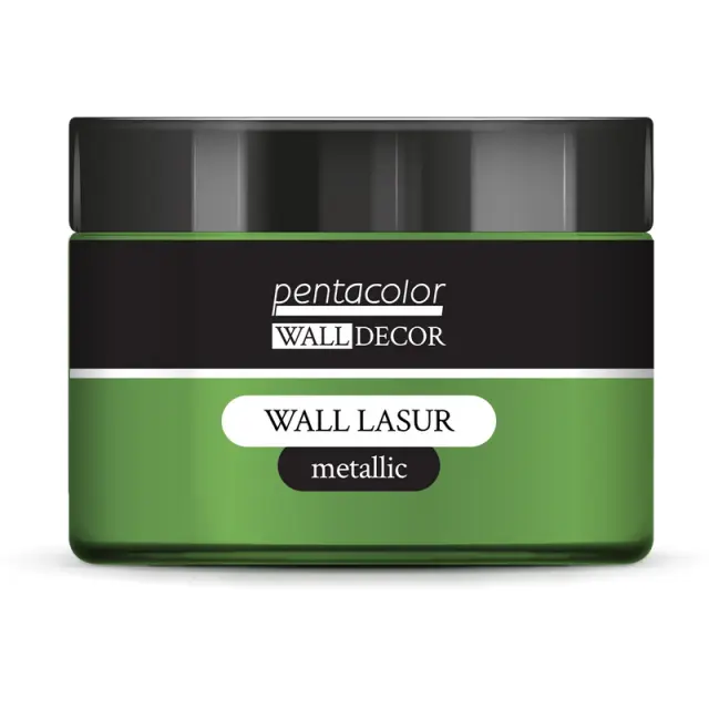 Wall Lasur μεταλλικό Pentart, Πράσινο-Χρυσό, 150ml