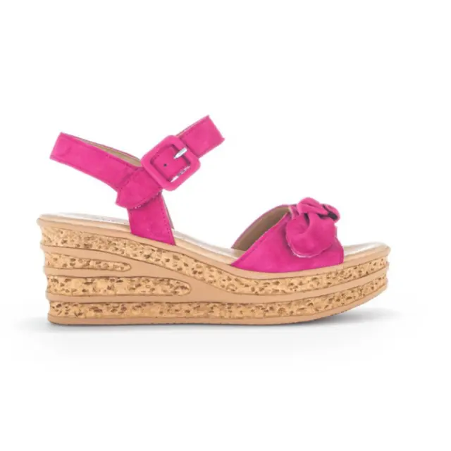 Gabor Πέδιλα Γυναικείο δέρμα Nubuck Ροζ GAB/44653 10-PINK