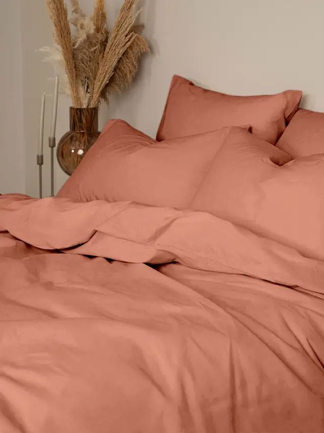Παπλωματοθήκη Cotton Feelings 117 Peach Μονή (170x250) Sunshine