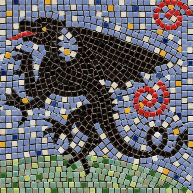 Σετ Με Μίνι Κεραμικές Ψηφίδες 20x20cm, Dragon