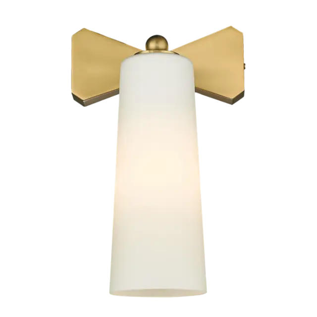 Φωτιστικό Τοίχου BOW W01176BR Ορείχαλκος | Κομψό Design με Υπογραφή Magda Fornal 2
