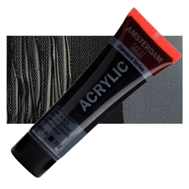 Ακρυλικό Talens Amsterdam 702 Lamp Black - 20ml