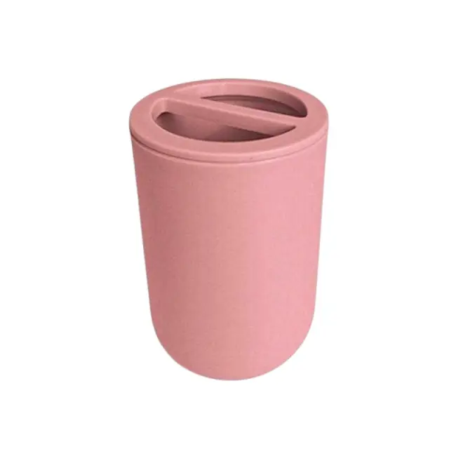 Θήκες οδοντόβουρτσας πλαστικές σε σετ 5Χ - Pink - 21752