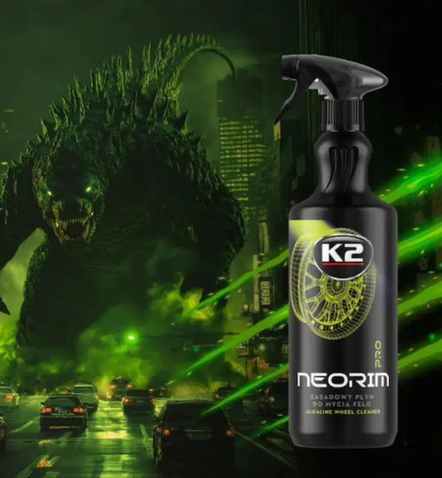 K2 Neorim Pro Σπρέι Καθαρισμού για Ζάντες και Ελαστικά Αυτοκινήτου 1L 2
