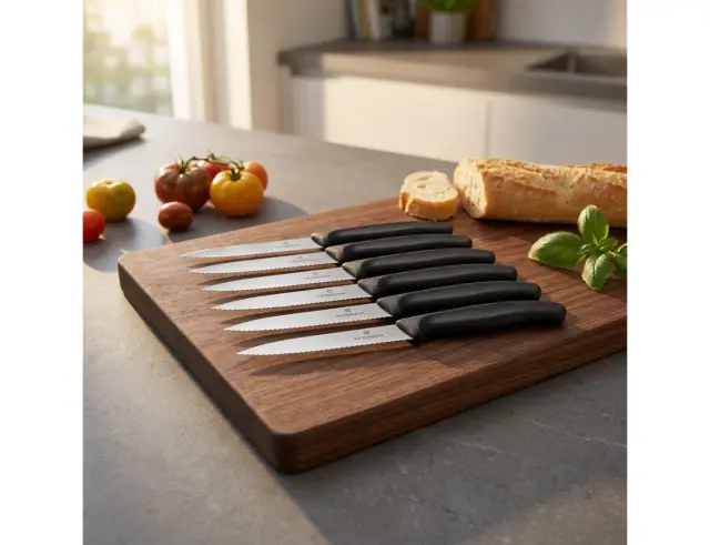 Σετ Μαχαίρια Γενικής Χρήσης Victorinox Swiss Classic με μήκος λεπίδας 10cm - Black - 6 τεμάχια6.7733.6