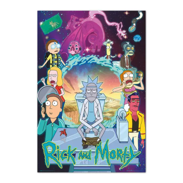 Αφίσα Rick + Morty Season 4 Poster 61x91,5cm GPE5609