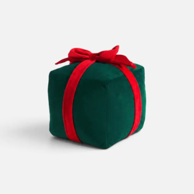 Nef-Nef Homeware Διακοσμητικό-Στοπ Πόρτας Gift 22x22x22 Πράσινο