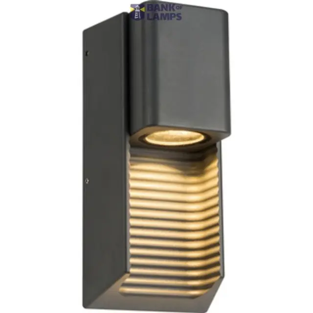 Outdoor Light without Light Source - wall light Charlotte - 1xGU10 IP44 - Anthracite