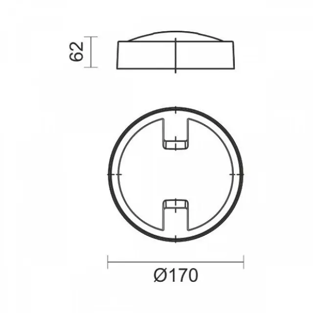 Απλίκα Led Στογγυλή Εξωτερικού Χώρου 12W 3000K Spotlight 7775 2