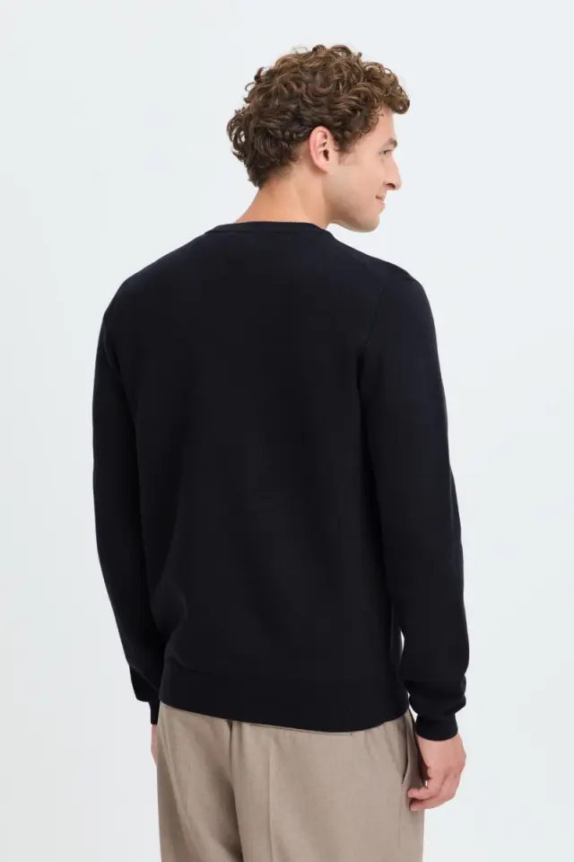 Casual Friday Ανδρικό THEO Πλεκτό – Dark Navy - XXL 2