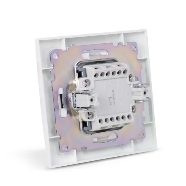 Entac 106 Arnold Recessed alternative wall switch White 15.005.0099 2