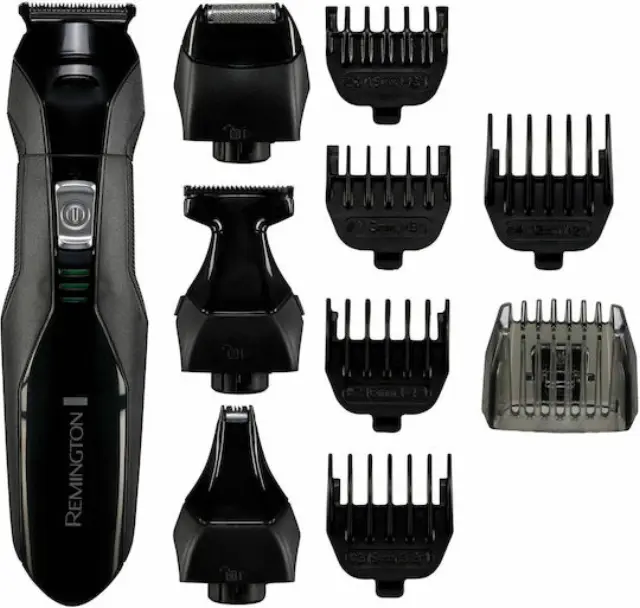 Remington Edge PG6030 Σετ Επαναφορτιζόμενης Κουρευτικής Μηχανής 10 σε 1 για Μαλλιά, Γένια, Μύτη + Αυτιά με 4 Κεφαλές, 6 Χτενάκια + Αυτονομία 40 Λεπτών 3