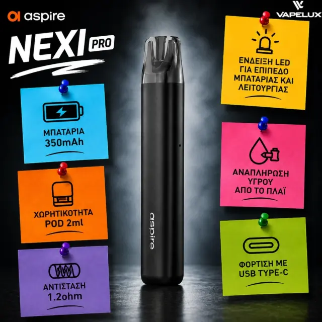 Aspire Nexi Pro Pen 2ml Silver 2