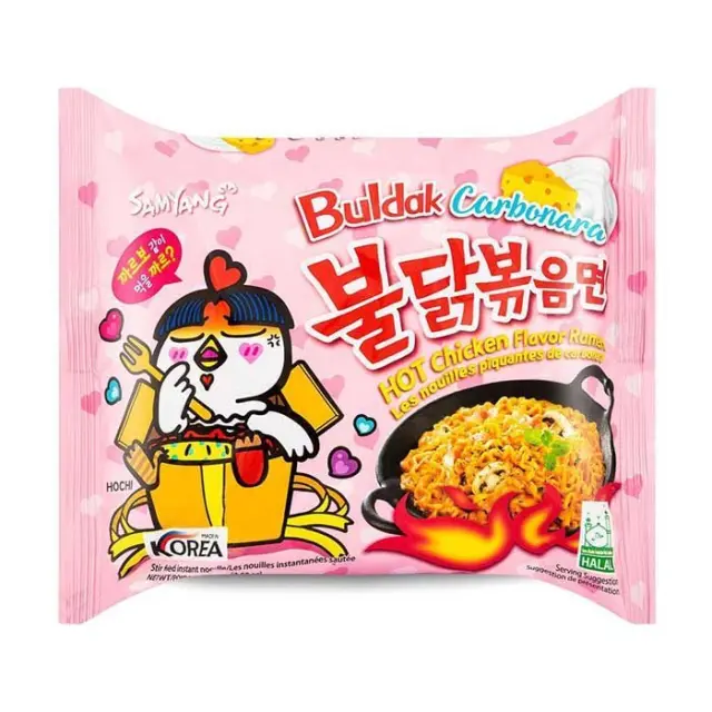 Samyang Buldak Carbonara Hot Chicken Flavor Ramen 130gr