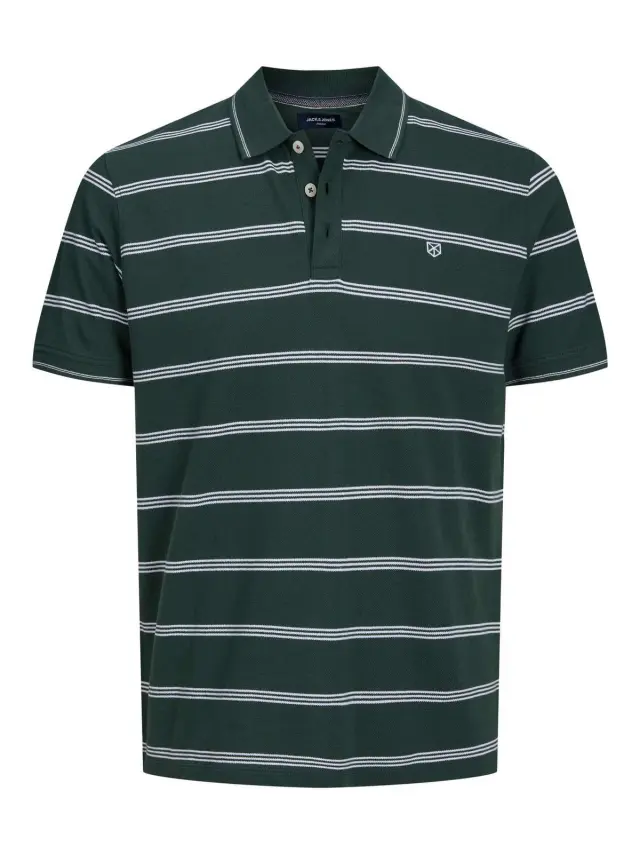 JPRBLUWIN LIGHT STRIPE SS POLO Sycamore