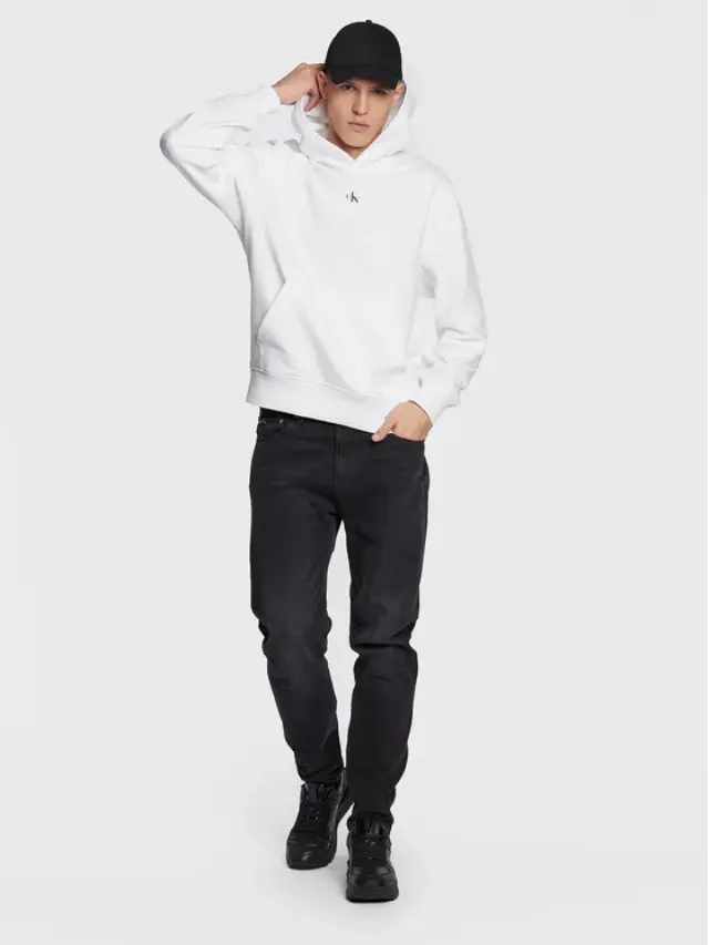 Calvin Klein - Φούτερ Με Κουκούλα J30J322535-YBI Λευκό 2