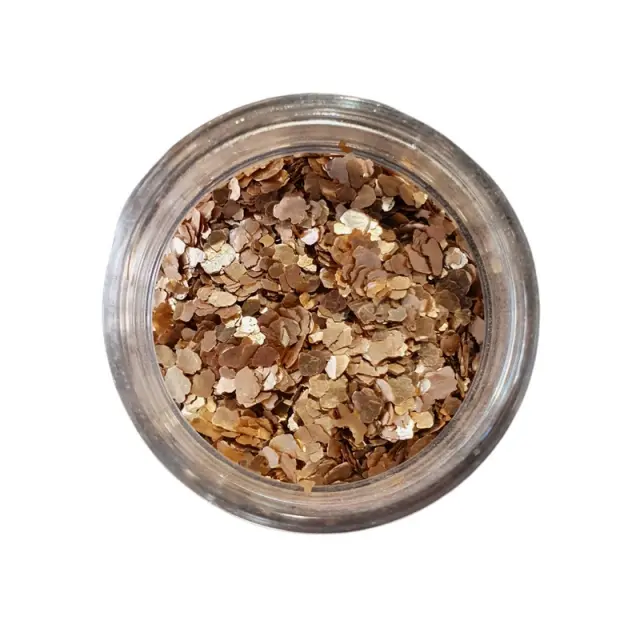 ECO Glitter Pentart, Rose Gold confetti 15gr
