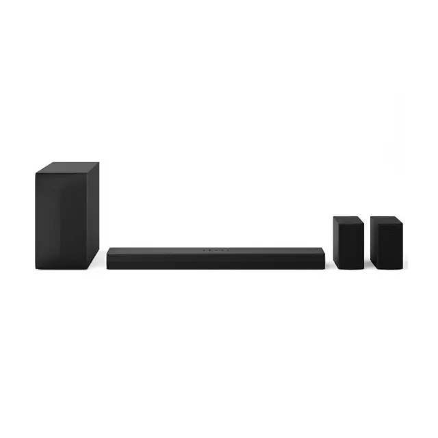 LG S60TR Soundbar 5.1 Bluetooth και HDMI 440W με Ασύρματο Subwoofer και Τηλεχειριστήριο Μαύρο