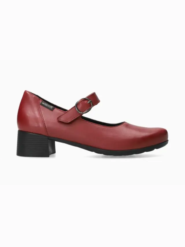 Mephisto Μπαρέτες Γυναικείο δέρμα Κόκκινο MEP/GESSIKA OXBLOOD 2