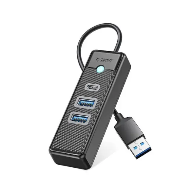Orico Docking Station PWC2U-U3 2x USB-A 3.0 1x USB-C 3.0 0.15m Black