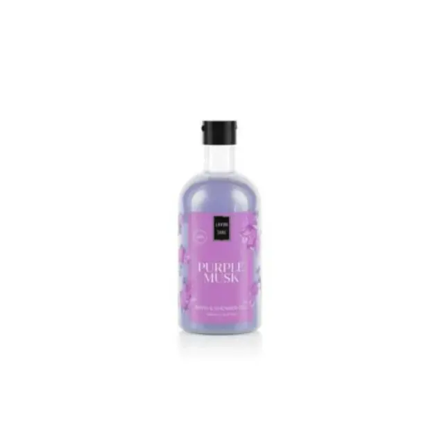 Lavish Care Bath & Shower Gel Purple Musk Αφρόλουτρο με Άρωμα Άνθη Μόσχου 500ml