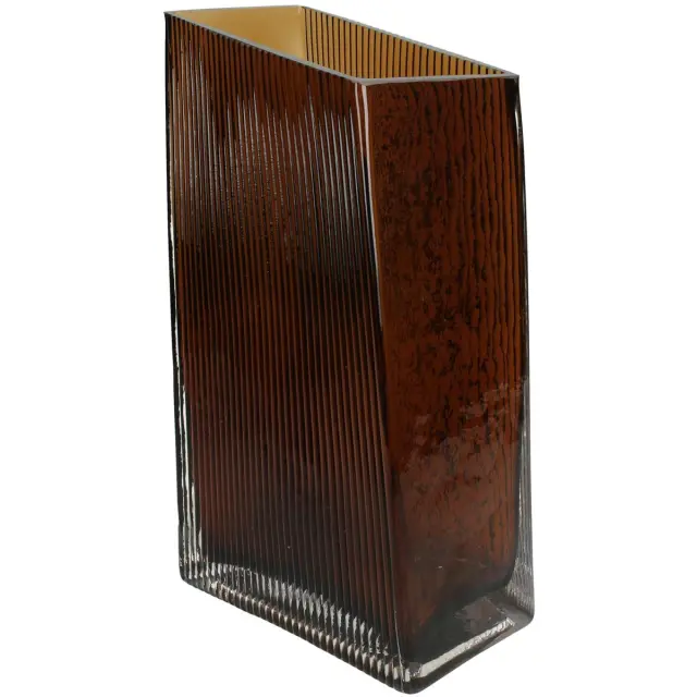 Βάζο Φυσικό Γυαλί 14.5x9x25cm 2