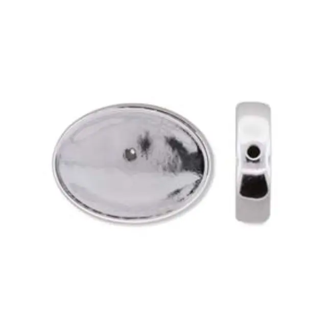 Καστόνι Εμπρός-Πίσω Οβάλ - 18x13.5mm - 2τεμ