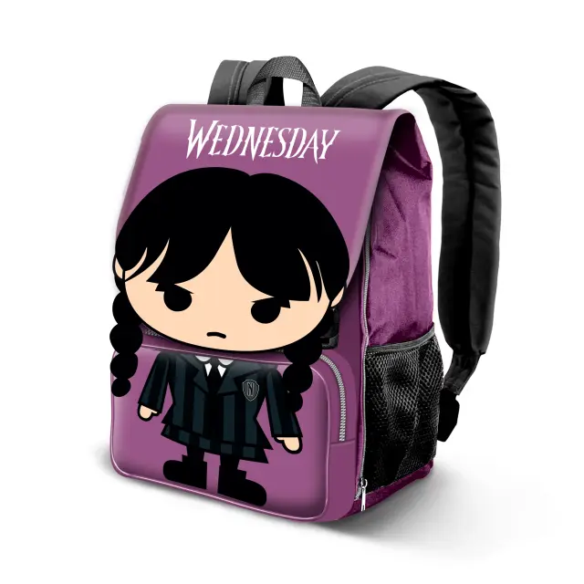 Τσάντα πλάτης Wednesday Chibi Multicolour EXP Expandable Backpack 45εκ 06350