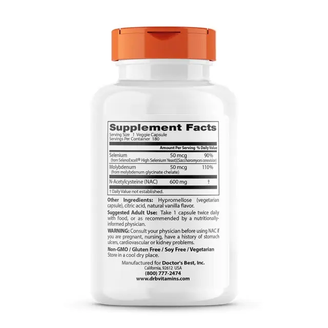 Doctor's Best NAC Detox Regulators 2