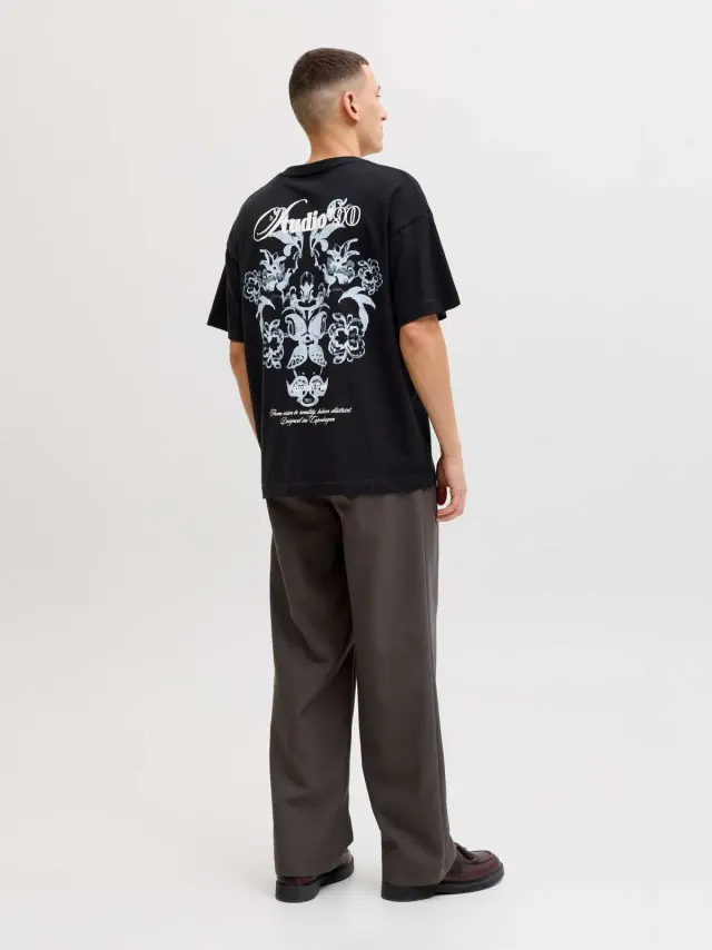 JORMONTAUK BACK GRAPHIC TEE SSCN EA26 SN Black - XXL 3
