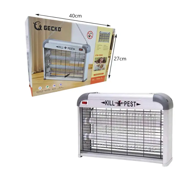 GECKO Ηλεκτρική Εντομοπαγίδα UV – Pest Killer 20W 0202015 2