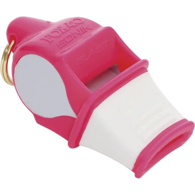 Σφυρίχτρα FOX40 SONIC BLAST CMG SAFETY Ροζ/Λευκή Με Κορδόνι