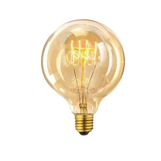 Globe Bulb E27, 40W, Rustic, G125