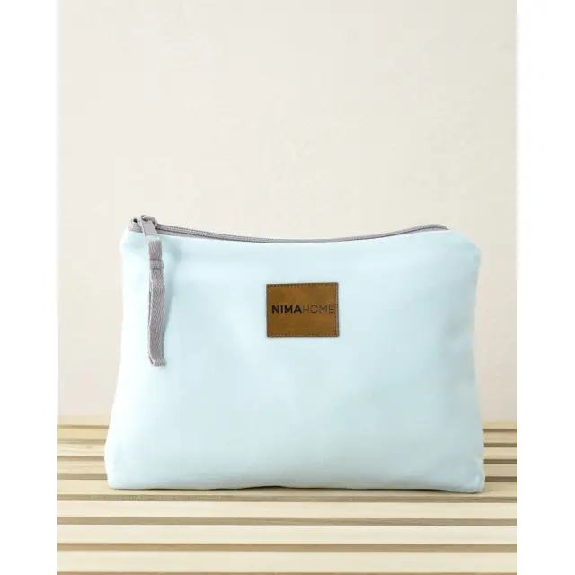 Νεσεσέρ Θαλάσσης διπλής όψης Riva - Aqua / Gray Σιέλ, Γκρι Νεσεσέρ 25x17