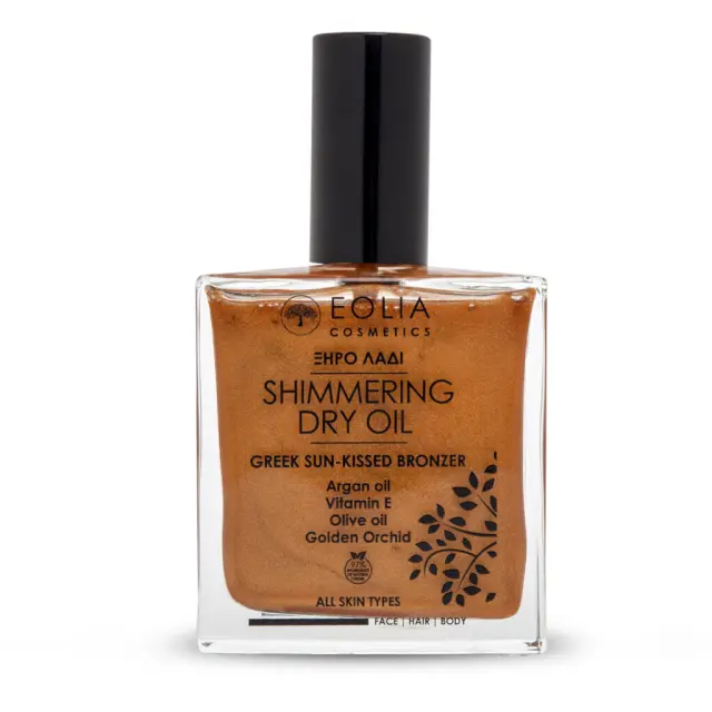 Eolia Cosmetics Ξηρό Λάδι με Λάμψη για Πρόσωπο, Μαλλιά και Σώμα 100ml