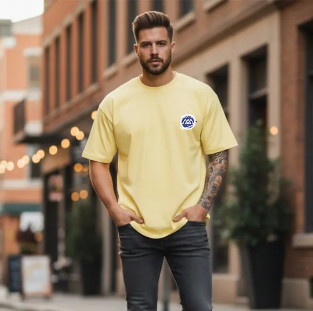 T-shirt Noshame® Oversized Κίτρινο με τύπωμα - 142658 - XXL 2