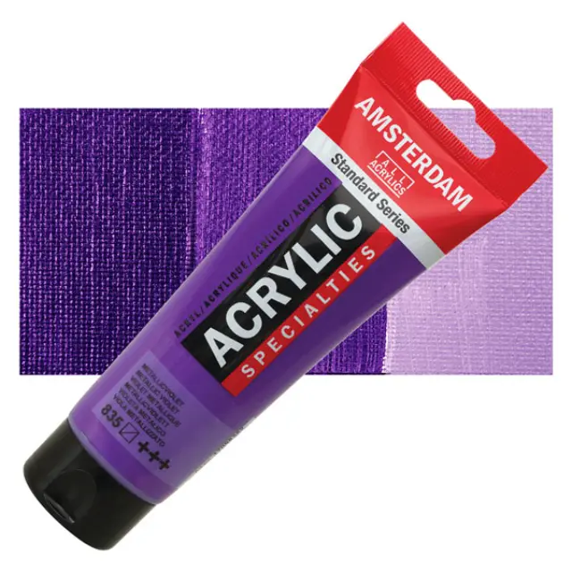 Ακρυλικό Talens Amsterdam 835 Metallic Violet - 120ml