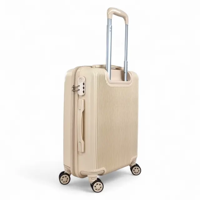 Σετ Ταξιδιού PLAYFULBAGS PS029 – Βαλίτσα Καμπίνας 55x40x19 cm & Σακίδιο Προσωπικού Αντικειμένου 40x30x20 (Ryanair Approved) - Ροζ/Χρυσό 2