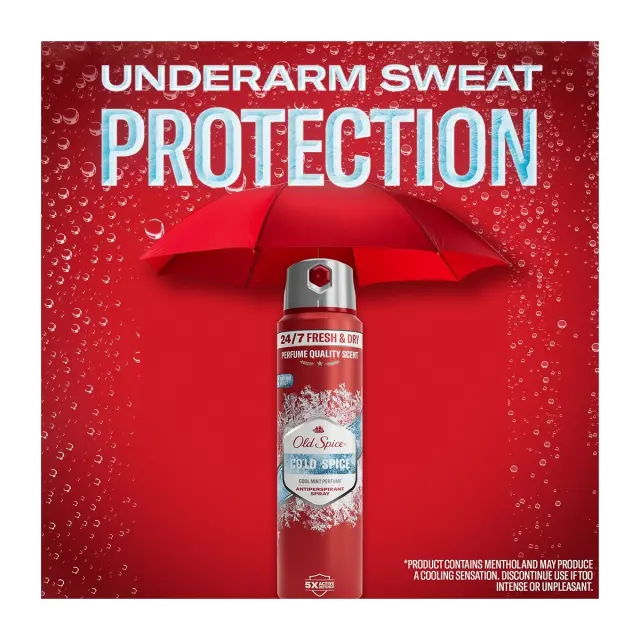 Old Spice Cold Spice Deodorant Spray Αποσμητικό 150ml 3